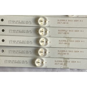 KIT DE LED´S PARA TV RCA (10 PIEZAS) / DLED55LS / DLED55LS 5X10 0004 A-1 / DLED55LS 5X10 0004 A-2 / 3.1.14.02.0550KD6 / MODELO RTU5540-C