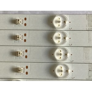 KIT DE LED´S PARA TV RCA (10 PIEZAS) / DLED55LS / DLED55LS 5X10 0004 A-1 / DLED55LS 5X10 0004 A-2 / 3.1.14.02.0550KD6 / MODELO RTU5540-C