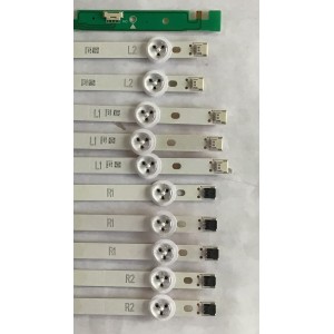 KIT DE LED´S PARA TV VIZIO / LG / SANYO / (10 PIEZAS) / 6916L-1338A / 6916L-1339A / 6916L-1340A / 6916L-1341A   / PANEL LC420DUG(JF)(R1) / MODELOS E420OI-A0 / 42LN541C-UA BUSYLJR / DP42D23 P42D23-00 / MAS MODELOS EN DESCRIPCION