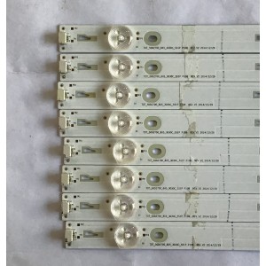 KIT DE LED'S PARA TV TCL (8 PIEZAS) / 006-P1K3426A / 50D2700_8X5_3030C_5S1P / YHF-4C-LB5005-YH1 / PANEL LVF500AU0T E4 / MODELO 50FS3800TGAA