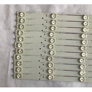 KIT DE LED´S PARA TV INSIGNIA (11 PIEZAS) / 1134484 / HISENSE_50_3030C_11X6_651P     REV.V0 / 101MA032L-B2 / PANEL  HD500DF-B57(010)\T1\S1\ROH / MODELO NS-50D550NA15