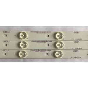 KIT DE ED'S PARA TV RCA (3 PIEZAS) IC-C-KJAB32D220 / PANEL T320HVN05.2-12V / MODELO LED32B30RQD 