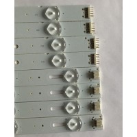 KIT DE LED'S PARA TV SCEPTRE (8 PIEZAS) / 30XJ480040 / XJ48D12L-ZC14C-04 / PANEL CN48HA820 / MODELO E48