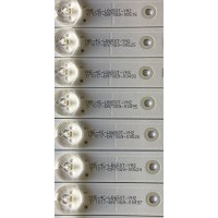 KIT DE LED'S PARA TV HITACHI (12 PIEZAS) 006-P1K3427B / TCL_0DM_650D30_3030C_12X8_V4 / YHE-4C-LB650T-YH2 / MODELO 65R8