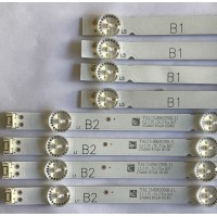 KIT DE LED'S PARA TV SKYWORTH (8 PIEZAS) / RF-AZ550E30 / RF-AZ550E30-0601A-20 A2 / RF-AZ550E30-0501A-20 A2 / YAL13-00630300-31 / PANEL SDL550WY(LD0-612) / MODELO 55U5A