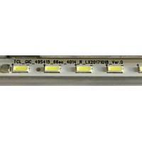 LED PARA TV TCL (1 PIEZA) / TCL-GIC-49S15-66EA / TCL GIC 49S415 66ea 4014_R LX20171018_Ver.0 / YHE-4C-LB4966-YH01L-130318-3B182-03661 / PANEL LVU490NEBL / MODELO 49S515 / 1.06 M X 5 CM / 