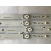 KIT DE LED'S PARA TV HAIER (4 PIEZAS) / ZX50-A-Z-8619C / 8149010050010 / 17B-D4-R1 / ZX50ZC332M09A0V0-T700 / PANEL CN500XB0313 / MODELO 50H2500A / 99 CM / 