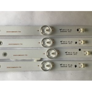 KIT DE LED'S PARA TV HAIER (4 PIEZAS) / ZX50-A-Z-8619C / 8149010050010 / 17B-D4-R1 / ZX50ZC332M09A0V0-T700 / PANEL CN500XB0313 / MODELO 50H2500A / 99 CM / 