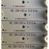 KIT DE LED'S PARA TV  ELEMENT (12 PIEZAS) / A-CNCF55D621 / 910-550-1028 / PANEL T550QVN01.1 / MODELOS E4SFT551 H5A0M / E4SFT551 J5A1M