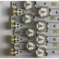 KIT DE LEDS PARA TV SAMSUNG (8 PIEZAS) / BN96-46572A / BN96-46573A / 46572A / 46573A /LM41-00626A / PANEL CY-JN049BGLV4M / MODELO HG49NJ477MFXZA / MAS MODELOS EN DESCRIPCION