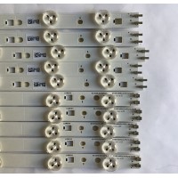 KIT DE LED'S PARA TV SAMSUNG (10 PIEZAS) / BN96-24089A / BN96-24090A / 40-3535LED-60EA-L / 40-3535LED-60EA-R / D1GE-400SCB-R3 / D1GE-400SCA-R3 / PANEL LTJ400HF03-V / SUSTITUTOS LTJ400HM08-V / DE400BGS-V1 / LTJ400HV11-V / MODELOS EN DESCRIPCIÓN / 