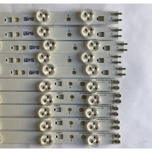 KIT DE LED'S PARA TV SAMSUNG (10 PIEZAS) / BN96-24089A / BN96-24090A / 40-3535LED-60EA-L / 40-3535LED-60EA-R / D1GE-400SCB-R3 / D1GE-400SCA-R3 / PANEL LTJ400HF03-V / SUSTITUTOS LTJ400HM08-V / DE400BGS-V1 / LTJ400HV11-V / MODELOS EN DESCRIPCIÓN / 