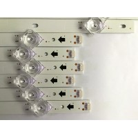 KIT DE LED'S PARA TV VIZIO (12 PIEZAS) NUMERO DE PARTE JL.D650B1330-202B / JL.D650B1330-202BR-M_V04 / JL.D650B1330-202BL-M_V03 / PANEL'S V650DJ4-D03 / V650DJ4-C03 / MODELOS V655-G9 / V655-H19 LINIZCRW / LINIZCNW  / V655-H9