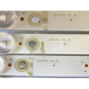 KIT DE LED'S PARA TV VIZIO (16 PIEZAS) / NUMERO DE PARTE LB50103 V0_00 / LB50103 / 210BZ08D0B339CL00L / 19127040247 / 200F3000004E / PANEL  TPT500U1 / TPT500U1 -QVN03.U / TPT500B5 / MODELO M50Q7-H1 / M507-G1