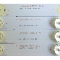 KIT DE LED'S PARA TV PROSCAN / JVC / PIXEL / (4 PIEZAS) / HL-00400A28-1001S-01 A1 / PANEL CX400DLEDM / MODELOS PLDED4016A-E A1506 / LT-40EM75 / LE-4028