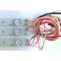 KIT DE LED'S PARA TV INSIGNIA (3 PIEZAS) / B-HWBB28D557 / 570202001231 / Y2-B6-N4 / PANEL SM275TCA08 / MODELO NS-28D220NA16