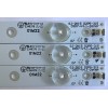 KIT DE LED'S PARA TV VIZIO (3 PIEZAS) / GJ-2K15-D2P5-315-D307-V4.1 / GJ-2K15-D2P5-315-D307-V4.1-ZENER / 01M22 / PANEL TPT315B5-HVN05.A / MODELOS E32-C1 / E32-C1 LTTWSJAR / D32X-D1