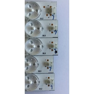 KIT DE LED'S PARA TV WESTINGHOUSE (5 PIEZAS) / 3BL-T8504102-010B / UL-E469119 / 6050040007 / JS-JY22EKAD / PANEL T420HVN06.1 / MODELO DWM42F2G1