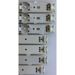 "KIT DE LED'S PARA TV LG / 6916L 2980A / 6916L 2981A / 6916L 2982A / 6916L 2983A / PANEL LC490DUE (FJ)(A1) / MODELO 49LJ510M / NOTA IMPORTANTE : KIT CUENTA ORIGINALMENTE 8 PIEZAS ((INCOMPLETO 7 PIEZAS))	"