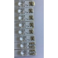 KIT DE LED'S PARA TV JVC (14 PIEZAS) / 30355010211 / 30355010212 / LED55D10A-ZC14CG-02 / PANEL LSC550FNO8 / MODELO LT-55UE76