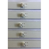 KIT DE LED'S PARA TV RCA (5 PIEZAS) / DS-LS55LB-5X9-MCPCB-V2 / T190H04I2 / 2055K06-001 / PANEL LSD550BA01 / MODELO RTU5540-D