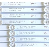 KIT DE LED'S PARA TV RCA (10 PIEZAS) / DLED55SMD 5X9 0002.A-2 / 55A06 / 50201001 / PANEL'S LC546PU2L  / LK550RA1A08 / MODELO RNSMU5536-B