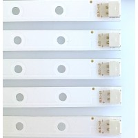 KIT DE LED'S PARA TV RCA (10 PIEZAS) / DLED55SMD 5X9 0002.A-2 / 55A06 / 50201001 / PANEL'S LC546PU2L  / LK550RA1A08 / MODELO RNSMU5536-B