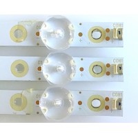 KIT DE LED'S PARA TV INSIGNIA (3 PIEZAS) / LB32115 / 210BZ07D0B33MDC00L / LB32115 V0_00 / PANEL TPT315B5-1A058.L REV:S28L / MODELO NS-32DF310NA19