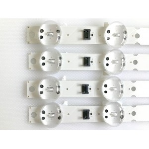 KIT DE LED'S PARA TV LG (4 PIEZAS) / EAV64592001 / SSC Y19 TRIDENT 55UM73 y 75 REV01 180703 / LGD 550Y5 / PANEL HC550DQG-SLXL3-9141 / MODELOS 55UM7300AUE / 55UM7300PUA BUSYDOR / 55UM7300PUA AUSYDJR