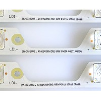 KIT DE LED'S PARA TV TCL (3 PIEZAS) / OEM43LB02_LED3030F2.1 / OEM43LB02_LED3030F2.1_V1.0_20151014 / 4C-LB4308-ZM2 / PANEL LVU430ND1L AD9W00 / MODELO 43UP130 / 83 CM / 