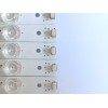 KIT DE LED'S PARA TV HITACHI (12 PIEZAS) / 303TC650032 / TCL65D06-ZC23AG-05 / 4C-LB650T-ZC2 / TC650M02 / PANEL LVU650LGDX E1 V41 / MODELO 65R80 / 62 CM /