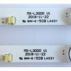 KIT DE LED'S PARA TV POLAROID (2 PIEZAS) / NUMERO DE PARTE MS-L3000 / 21006993 / PANEL HV320WHB-N55 / MODELO PTV3215ILED