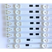 KIT DE LED'S PARA TV SAMSUNG (12 PIEZAS) / BN96-32771A / BN96-32772A / SAMSUNG 2014SVS58 MEGA 3228 L 7LED REV1.2 140508 / LM41-00091G / DMGE-580SMB-R3 / PANEL'S V580HJ1-PD6 REV C2 / CY-HH058BGNV1H / MODELOS EN DESCRIPCIÓN