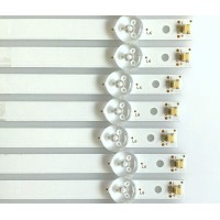 KIT DE LED'S PARA TV RCA (12 PIEZAS) / DLED65SMD 12X6 0005 / 65A06 / 50201002 / MODELO RNSMU6536-B