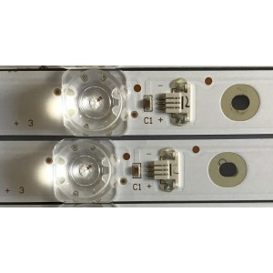 KIT DE LEDS  PARA TV TCL ( 12 PZ ) / GI75LB08 / 4C-LB7507-ZM03J / GI75LB08_3030F2.1D_V1_20181016 / PANEL LVU750NDBL / MODELO 75R615