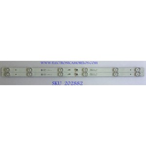 KIT DE LED'S PARA TV INSIGNIA (2 PZ ) / JL.D32061330-004BS-M / 4C-LB320T-JF3 / 20AM230 / PANEL LVW320CSDX E21 V75 / MODELO NS-32DR310NA17