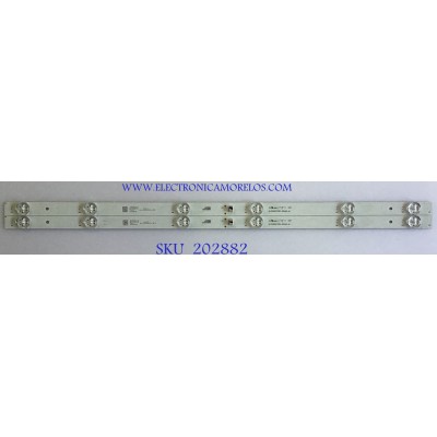 KIT DE LED'S PARA TV INSIGNIA (2 PZ ) / JL.D32061330-004BS-M / 4C-LB320T-JF3 / 20AM230 / PANEL LVW320CSDX E21 V75 / MODELO NS-32DR310NA17