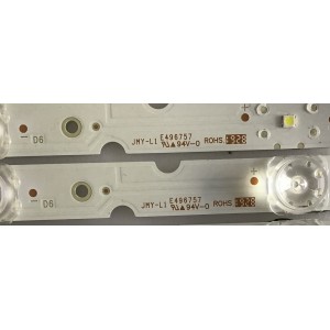 KIT DE LED'S PARA TV TCL ( 8 PIEZAS ) / TCL-55D8-3030F2 / YHE-4C-LB5507-YH10J / 1-8X7-LX20190404 / PANEL LVU550NEBL / MODELO 55S525