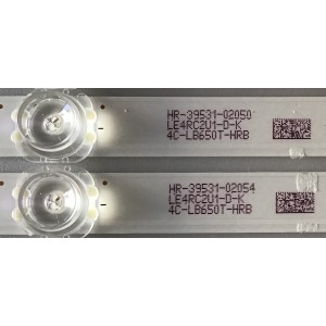 KIT DE LEDS (12 PIEZAS) / 4C-LB650T-HRB / LE4RC2U1-D-K / 65D1800 / 65HR330M06A7 / PANEL LVU650CSDX