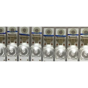 KIT DE LED'S PARA TV TCL (12 PIEZAS) / 4C-LB6507-YH / TCL-65D2900-12X7-3030-LX20180403 / 4C-LB6507-YH07J / PANEL LVU650ND1L MD9W06 V1 / MODELOS 65S405TCBA / 65S405TAAA / 65S405LAAA