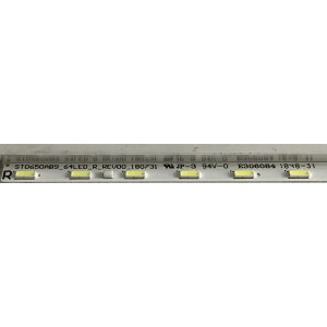 LED PARA TV SONY (1 PIEZA) / 734.03506.0001 / ST065AB9_64LED_L_REV00_180731 / 56380310171 / PANEL LC650EQL(SL)(A1) / MODELO XBR-65X850G / 140 CM X 15 CM / 