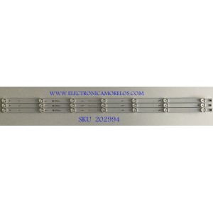 KIT DE LEDS PARA TV SPECTRA (3 PIEZAS) / JL.D40071330-020DS-M / 18BE630D180209 / 4640WW013 / PANEL LVF400XPDX E0001 / MODELO 41-FDSPS