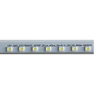 LED PARA TV SAMSUNG / (1 PIEZA) / BN96-48257A / 19Y Q60 STC750A37 3030F BLUE 60EA REV5.0 181129 / 48257A / BN61-16158A / PANEL CY-RR075FGLV1H / MODELO QN75Q60RAFXZA FA01 / 164 CM X 20 CM / 