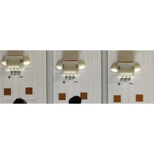 KIT DE LEDS PARA TV ONN ((3 PIEZAS)) / 261501000050 / 12-43K600-3030-0D35-3X8-170920 / 170920 / 75 2M00 3 17 1118 0004 / PANEL HV430FHB-N10 / MODELO OMC18TV002