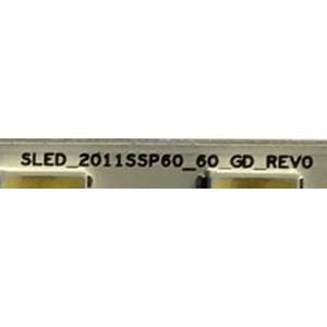 KIT DE LEDS PARA TV SHARP (2 PIEZAS) / SLED_2011SSP60_60_GD_REV0 / GA0136 / 2011SSP60 / PANEL LK600D3GW7FZ / MODELO LC-60LE6300U / 136 CM X 9 CM