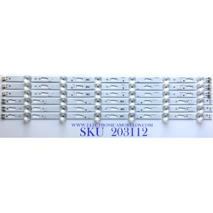 KIT DE LEDS PARA TV SAMSUNG (6 PIEZAS) / 50318A / 50317A / LM41-00887A / LM41-00869A / LM41-00888A / LM41-00870A / V0T7-500SMB-R0 / V0T7-500SMA-R0 / PANEL CY-BT050 / MODELOS UN50TU8000FXZA / MAS MODELOS EN DESCRIPCIÓN
