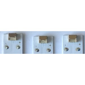 KIT DE LED'S PARA TV INSIGNIA (3 PIEZAS) / NUMERO DE PARTE IC-A-AOAG43DA87 / 210BZ10D0B33HBH0 3Y / 0 C0L20QM0HCK / DB04b / PANEL TPT430U3-QVN03.U / MODELO NS-43DF710NA21