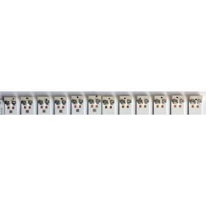 KIT DE LED'S PARA TV SAMSUNG (18 PIEZAS) / BN96-50310A / BN96-50311A / BN96-50312A / R1.1_U5E_100_7.4Pi / L1_TU7K  / LM41--00881A / PANEL'S CY-BT075HGLV4H / CY-BT075HGLV3H / CY-BT075HGEV1H MODELOS UN75TU8000FXZA / UN75TU7000FXZA / LH75QETEPGCXZA