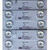 KIT DE LED'S PARA TV TCL (14 PIEZAS) / NUMERO DE PARTE 65HR330M08 / 65HR330M08A3  V3 / 65HR330M08B3  V3 / 65HR330M08C3  V3 / 4C-LB6508-HR / PANEL LVU650NDJL CDW00 V1 / MODELO 65S535