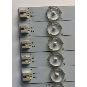 KIT DE LED'S PARA TV SEIKI (11 PIEZAS) / NUMERO DE PARTE B001PGBYZF8L / L.14.165009010 / L.14.165009020 / PANEL T500H1-P01-D02 / MODELO SE501TS